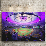 Tropicana Field in St Petersburg, Stadium Canvas, Sport Art, Gift for him, Fan Gift, Canvas Prints Wall Art Decor