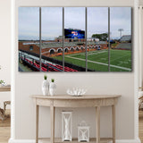 Troy Veterans Wall Art Memorial Stadium Canvas Prints American,Multi Panels B,Sport Stadium Art Prints, Fan Gift