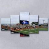 Troy Veterans Wall Art Memorial Stadium Canvas Prints American,Multi Panels,Sport Stadium Art Prints, Fan Gift