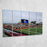 Troy Veterans Wall Art Memorial Stadium Canvas Prints American,Multi Panels B,Sport Stadium Art Prints, Fan Gift