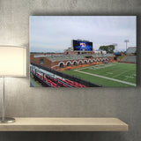 Troy Veterans Wall Art Memorial Stadium Canvas Prints American,Sport Stadium Art Prints, Fan Gift, Wall Decor