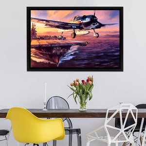 Trudigan Long Tail Ariplane Canvas Wall Art - Framed Art, Framed Canvas, Painting Canvas