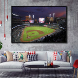 Truist Ball Park in Georgia, Stadium Canvas, Sport Art, Gift for him, Framed Canvas Prints Wall Art Decor, Framed Picture