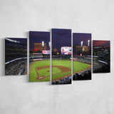 Truist Ball Park in Georgia, Stadium Canvas, Sport Art, Large Canvas, Multi Panels, Canvas Prints Wall Art Decor