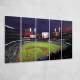 Truist Ball Park in Georgia, Stadium Canvas, Sport Art, Gift for him, Multi Panels B, Canvas Prints Wall Art Decor