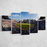Truist Park Stadium, Stadium Canvas, Sport Art, Large Canvas, Multi Panels, Canvas Prints Wall Art Decor