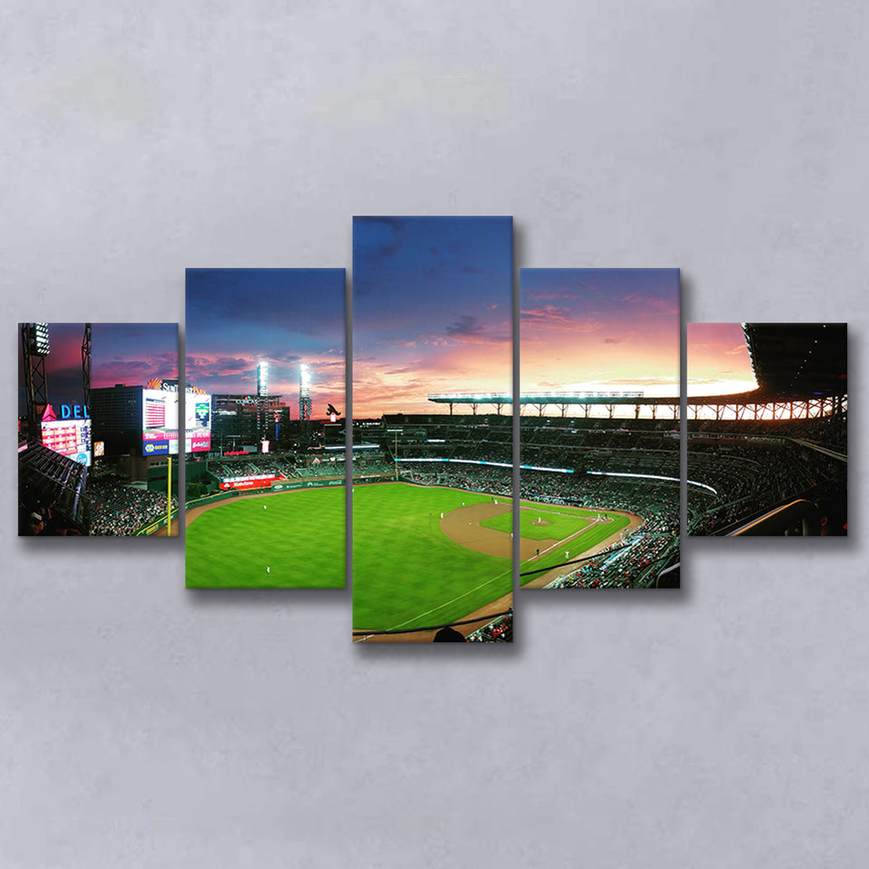 Truist Park in Georgia, Stadium Canvas, Sport Art, Large Canvas,V1 Multi Panels, Canvas Prints Wall Art Decor