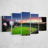 Truist Park in Georgia, Stadium Canvas, Sport Art, Large Canvas,V1 Multi Panels, Canvas Prints Wall Art Decor