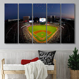 Truist Park in Georgia, Stadium Canvas, Sport Art, Gift for him, Multi Panels B, Canvas Prints Wall Art Decor