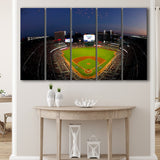 Truist Park in Georgia, Stadium Canvas, Sport Art, Gift for him, Multi Panels B, Canvas Prints Wall Art Decor