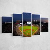 Truist Park in Georgia, Stadium Canvas, Sport Art, Large Canvas, Multi Panels, Canvas Prints Wall Art Decor