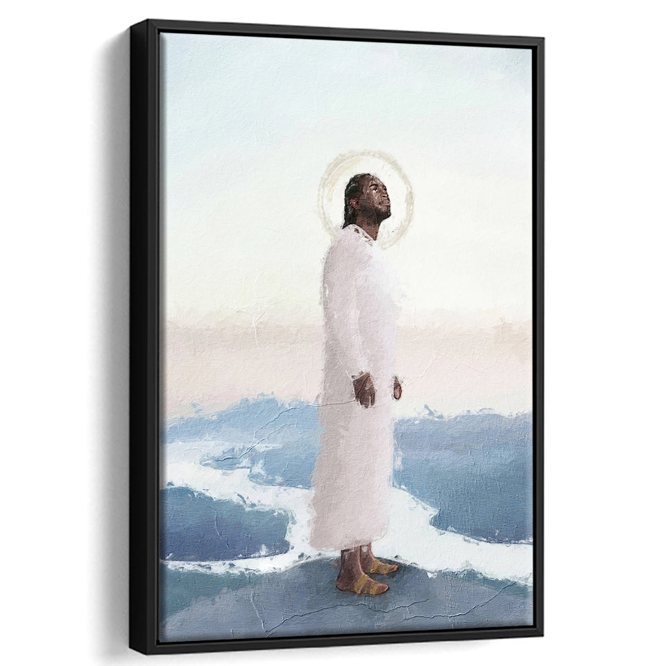 Trust In You Jesus Christ Framed Canvas Prints Wall Art - Painting Canvas, Floating Frame, Wall Decor
