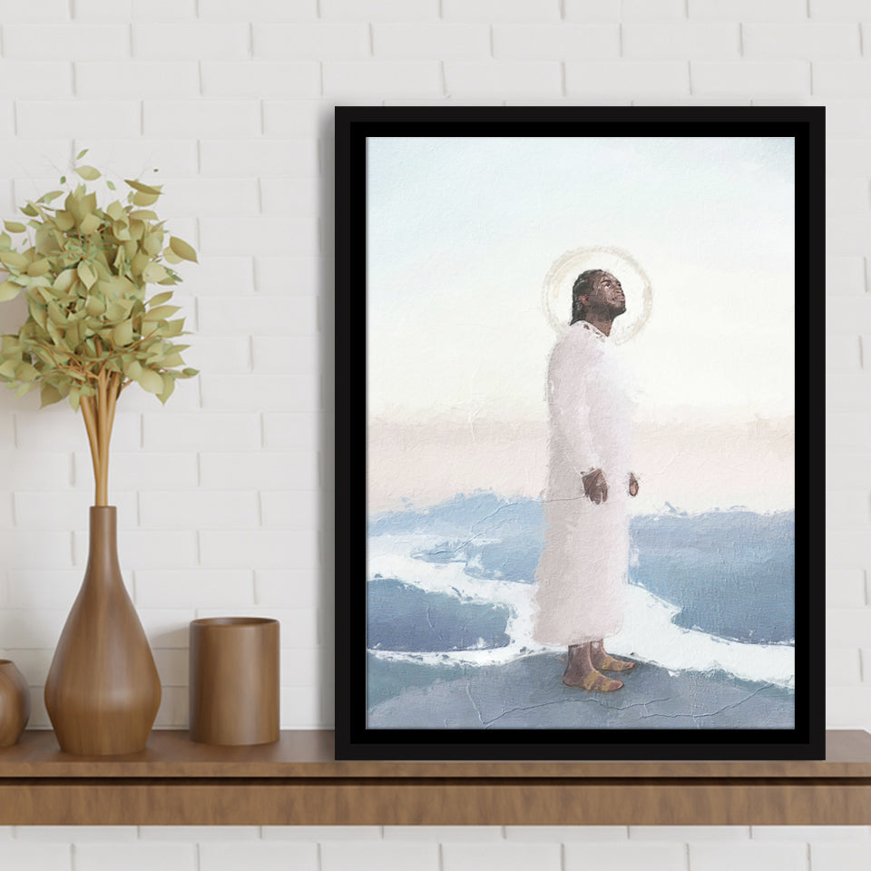 Trust In You Jesus Christ Framed Canvas Prints Wall Art - Painting Canvas, Floating Frame, Wall Decor