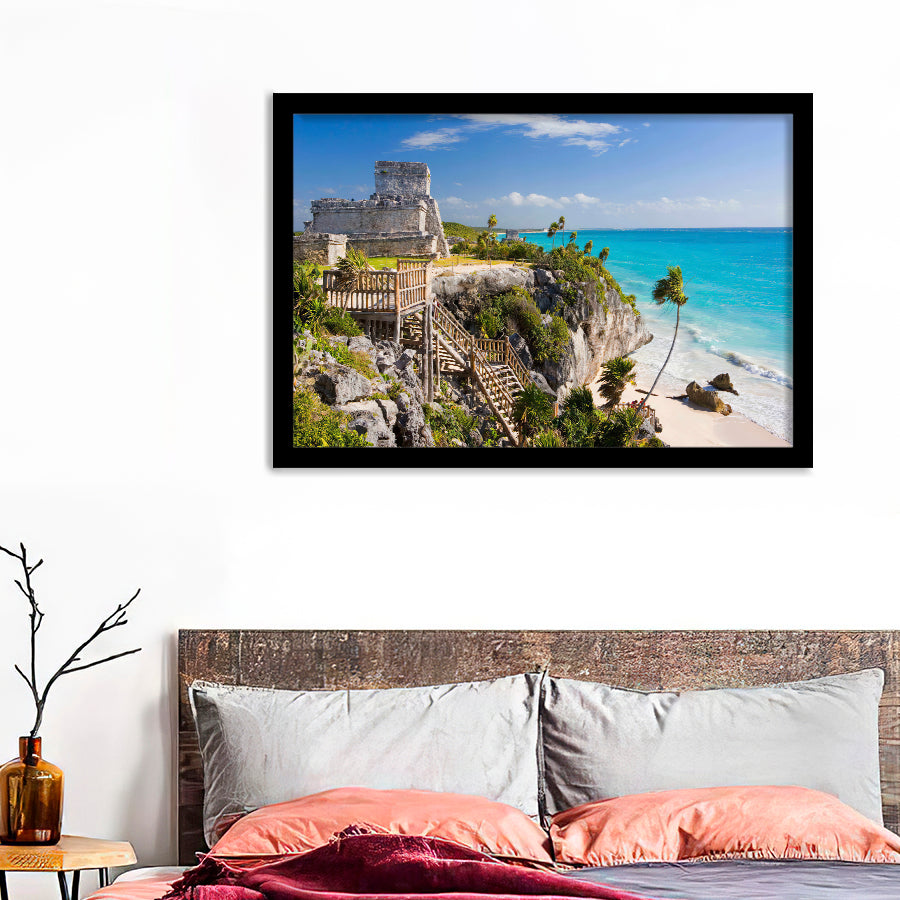 Tulum Mexico Framed Art Prints - Framed Prints, Prints For Sale, Painting Prints,Wall Art Decor