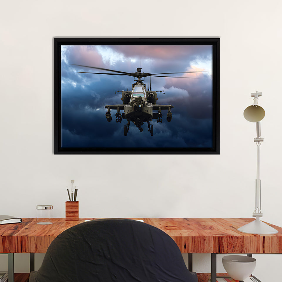 Turboshaft Engine Ge Aviation Fighter Helicopter Canvas Wall Art - Framed Art, Framed Canvas, Painting Canvas