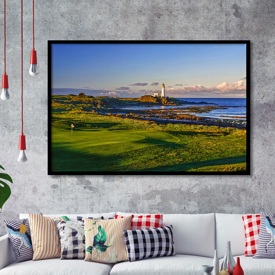 Turnberry Golf Club, Alisa Course Hole 10R, Turnberry, Scotland, Golf Sport Print, Golf Lover, Framed Art Prints Home Decor
