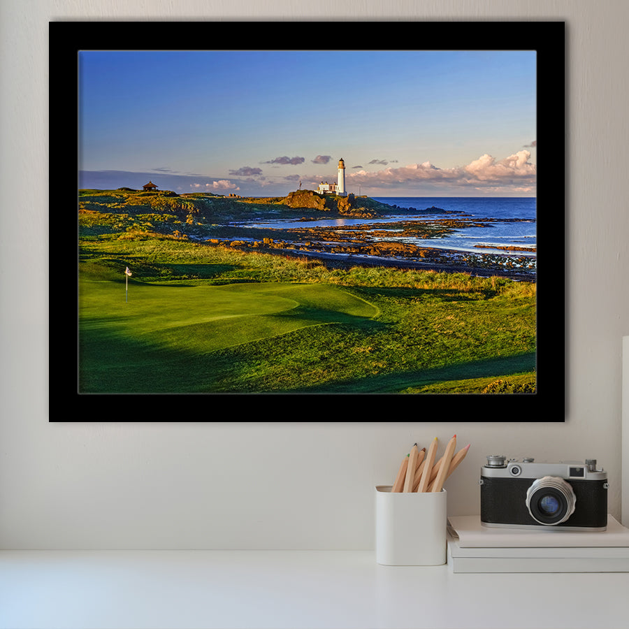 Turnberry Golf Club, Alisa Course Hole 10R, Turnberry, Scotland, Golf Sport Print, Golf Lover, Framed Art Prints Home Decor