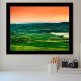 Tuscan Landscape Italy Framed Art Prints Wall Art Decor, Framed Picture, Home Decor