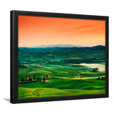 Tuscan Landscape Italy Framed Art Prints Wall Art Decor, Framed Picture, Home Decor