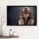 Tutankhamun Modern Egypt Framed Canvas Prints Wall Art Decor - Paiting Canvas, Art Prints, Floating Frame