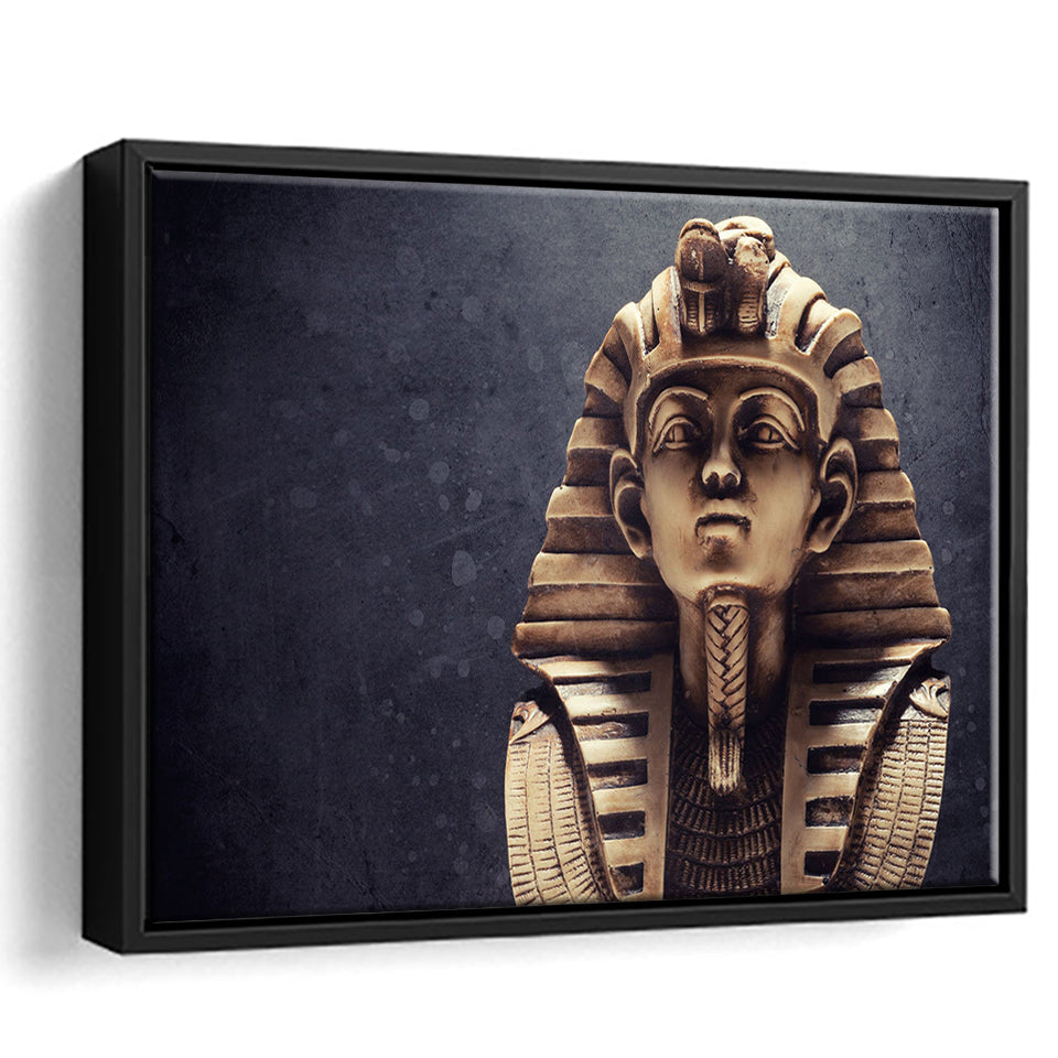 Tutankhamun Modern Egypt Framed Canvas Prints Wall Art Decor - Paiting Canvas, Art Prints, Floating Frame