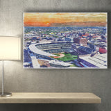 Twins Baseball Stadium Target Field Watercolor, Sport Art Prints Fan Gift, Canvas Prints Wall Art Decor