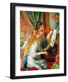 Two Girls At The Piano By Pierre-Auguste Renoir-Canvas Art,Art Print,Framed Art,Plexiglass cover
