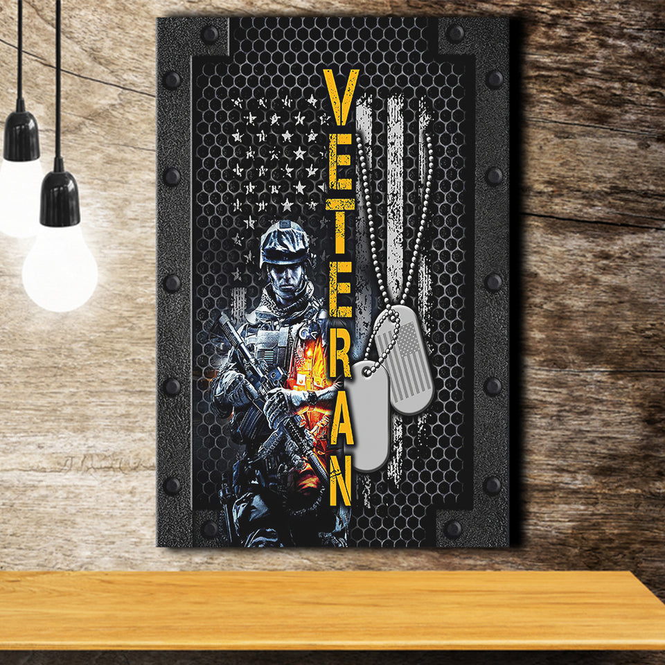 Us Veteran Soldier Canvas Canvas Prints Wall Art - Painting Canvas, Wall Decor, For Sale, Home Decor