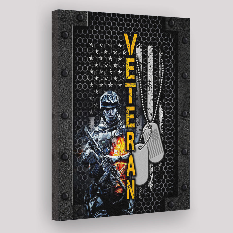 Us Veteran Soldier Canvas Canvas Prints Wall Art - Painting Canvas, Wall Decor, For Sale, Home Decor