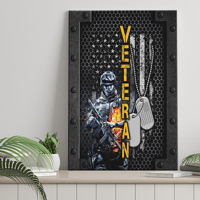 Us Veteran Soldier Canvas Canvas Prints Wall Art - Painting Canvas, Wall Decor, For Sale, Home Decor