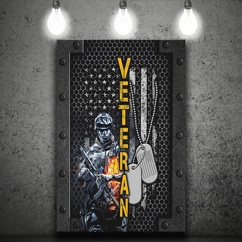 Us Veteran Soldier Canvas Canvas Prints Wall Art - Painting Canvas, Wall Decor, For Sale, Home Decor