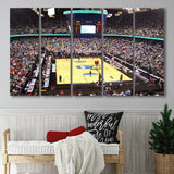 UNC Greensboro Stadium Canvas Prints Greensboro Coliseum Complex Wall Art,Multi Panels B,Sport Stadium Art Prints, Fan Gift