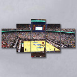 UNC Greensboro Stadium Canvas Prints Greensboro Coliseum Complex Wall Art,Multi Panels,Sport Stadium Art Prints, Fan Gift