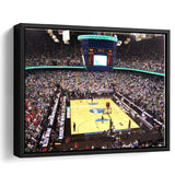 UNC Greensboro Stadium Framed Canvas Prints Greensboro Coliseum Complex Wall Art,Sport Stadium Art Prints, Fan Gift
