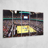 UNC Greensboro Stadium Canvas Prints Greensboro Coliseum Complex Wall Art,Multi Panels B,Sport Stadium Art Prints, Fan Gift