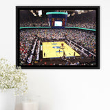 UNC Greensboro Stadium Framed Canvas Prints Greensboro Coliseum Complex Wall Art,Sport Stadium Art Prints, Fan Gift