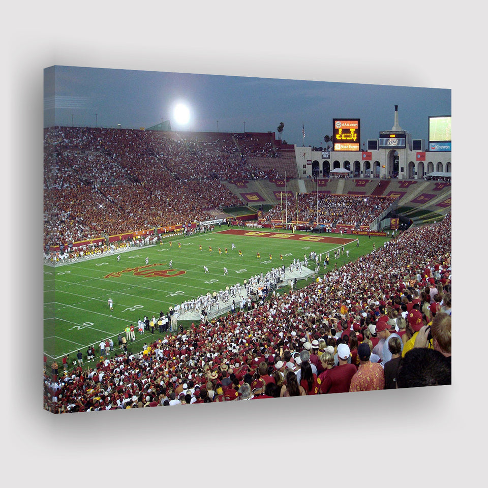 USC Trojans Wall Art Los Angeles Memorial Coliseum,Sport Stadium Art Prints, Fan Gift, Wall Decor
