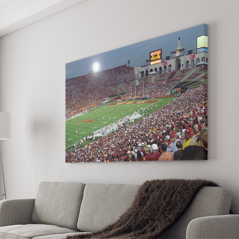 USC Trojans Wall Art Los Angeles Memorial Coliseum,Sport Stadium Art Prints, Fan Gift, Wall Decor