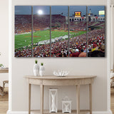 USC Trojans Wall Art Los Angeles Memorial Coliseum,Multi Panels B,Sport Stadium Art Prints, Fan Gift