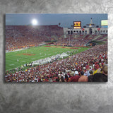 USC Trojans Wall Art Los Angeles Memorial Coliseum,Sport Stadium Art Prints, Fan Gift, Wall Decor