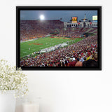 USC Trojans Framed Canvas Prints Wall Art Los Angeles Memorial Coliseum,Sport Stadium Art Prints, Fan Gift