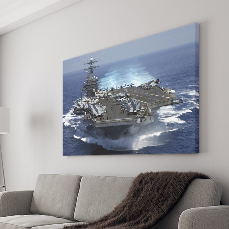 Uss Carl Vinson Rescues Mariners Off Hawaiian Coast Canvas Wall Art - Canvas Prints, Prints For Sale, Painting Canvas