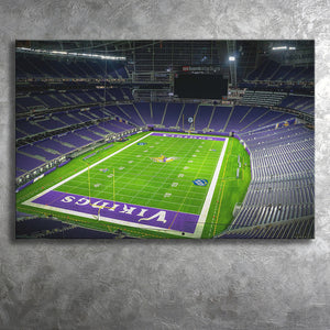 Minnesota Vikings Panoramic Poster - U.S. Bank Stadium