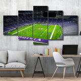 US Bank Stadium Canvas Prints Minnesota Vikings Wall Art,Multi Panels,Sport Stadium Art Prints, Fan Gift