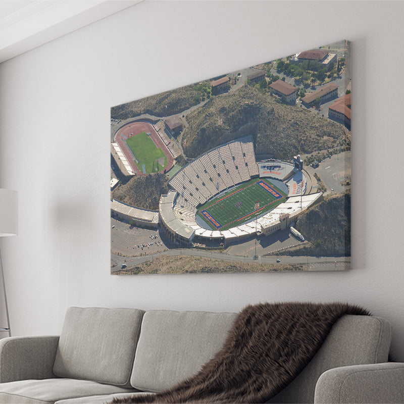 UTEP Miners Wall Art Sun Bowl Stadium Canvas Prints,Sport Stadium Art Prints, Fan Gift, Wall Decor