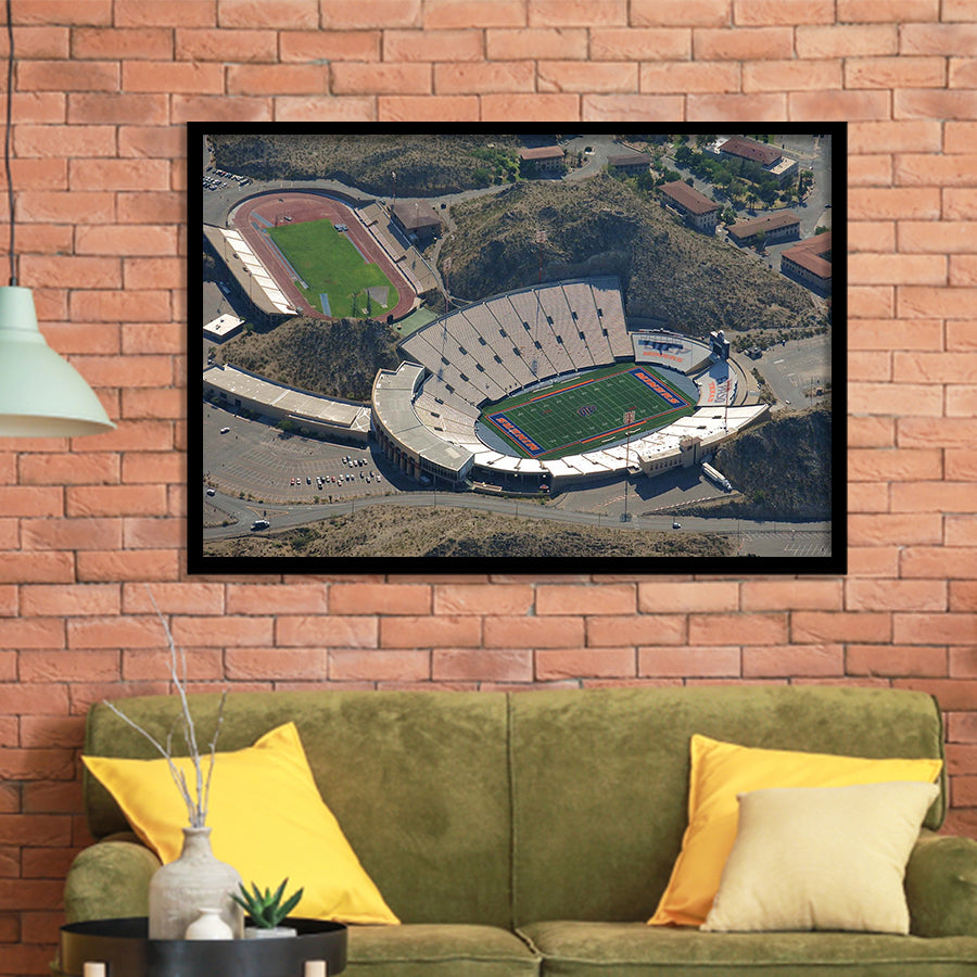 UTEP Miners Wall Art Sun Bowl Stadium Art Prints,Sport Stadium Art Prints, Fan Gift, Wall Decor