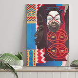 Ubi Girl from Tai Region by American artist Lois Mailou Jones Canvas Prints Wall Art - Painting Canvas , Home Wall Decor, For Sale