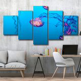 Underwater Canvas Art, Ocean Print Multi Panels,Canvas Prints Wall Art Home Decor