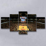United Center Stadium Canvas Prints Chicago Bulls Stadium,Multi Panels,Sport Stadium Art Prints, Fan Gift