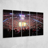 United Center Stadium Canvas Prints Chicago Bulls Wall Art Basketball,Multi Panels B,Sport Stadium Art Prints, Fan Gift